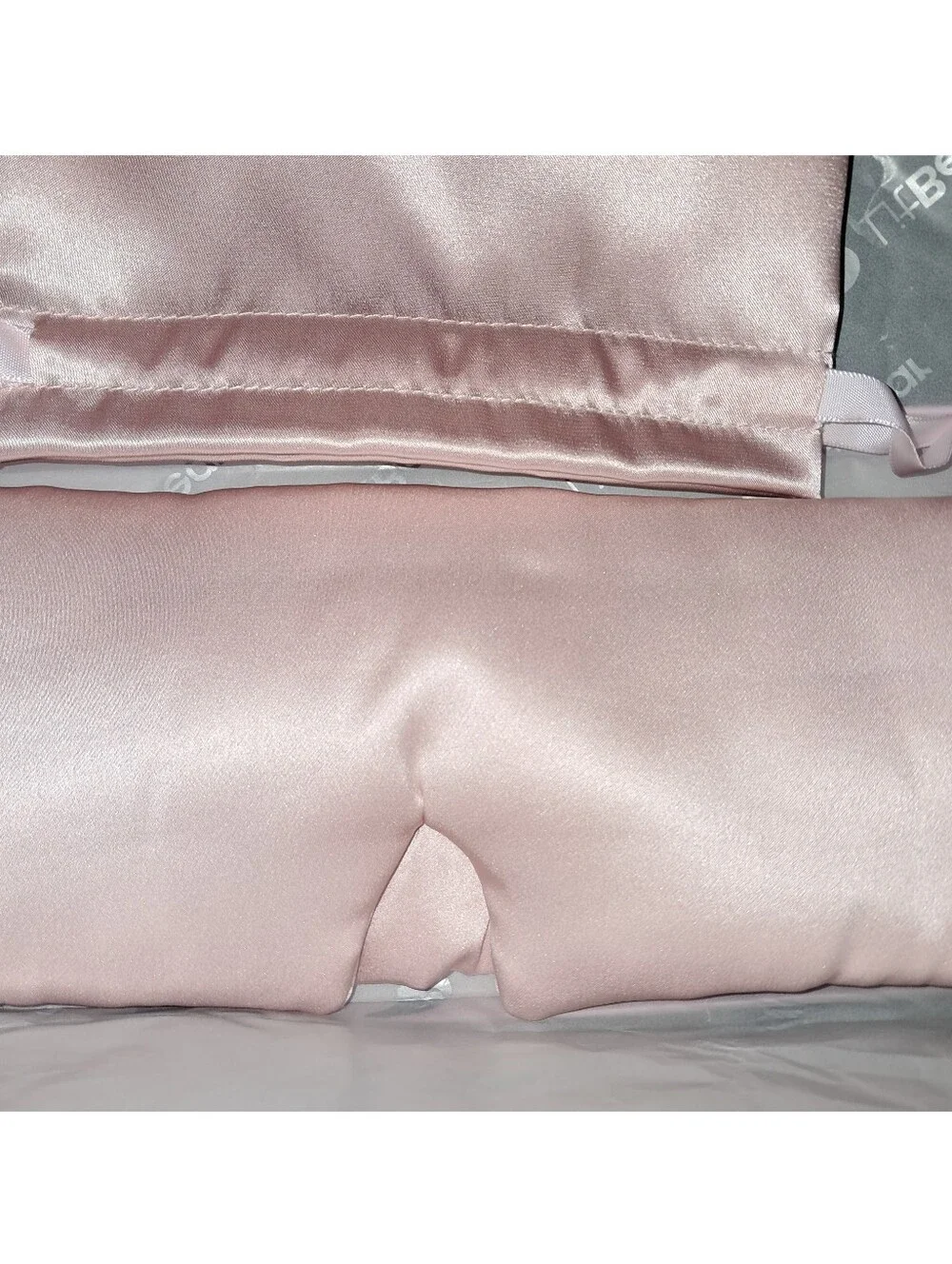 Litbear NWT 100% Mulberry Silk Eye Mask For Side Sleepers Blackout In Pink